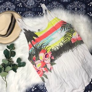 Roxy Tropical Graphic Tank/Dress/Cover up